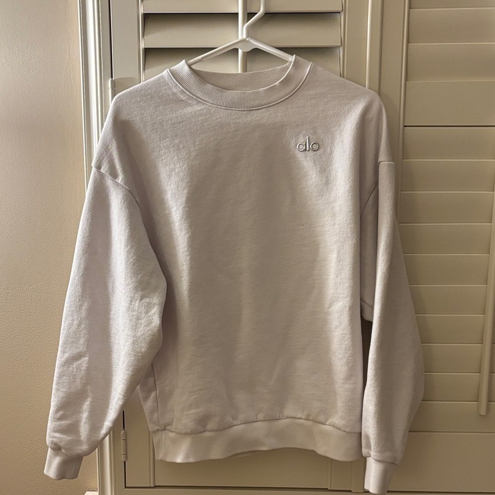 ALO women’s white crew neck